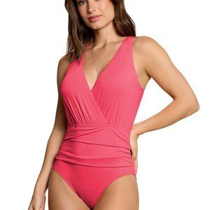 Jantzen Women's One Piece Swimsuit with Tummy Control- Size 14